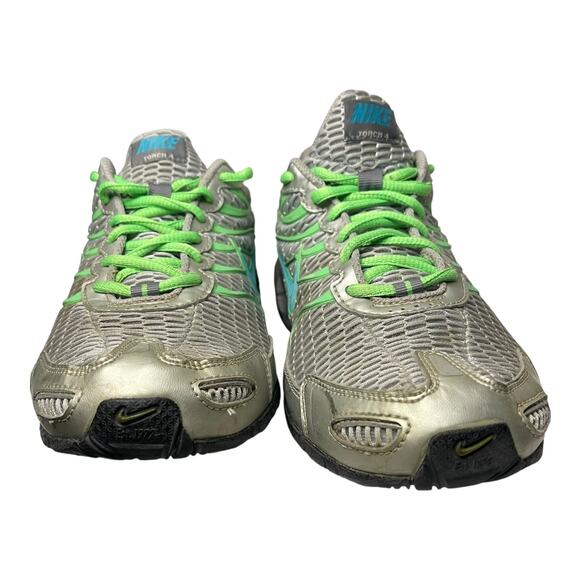 Nike Torch 4 Mens Size 10 Gray Green Running Shoes 343851-040 Athletic Sneaker main image 8